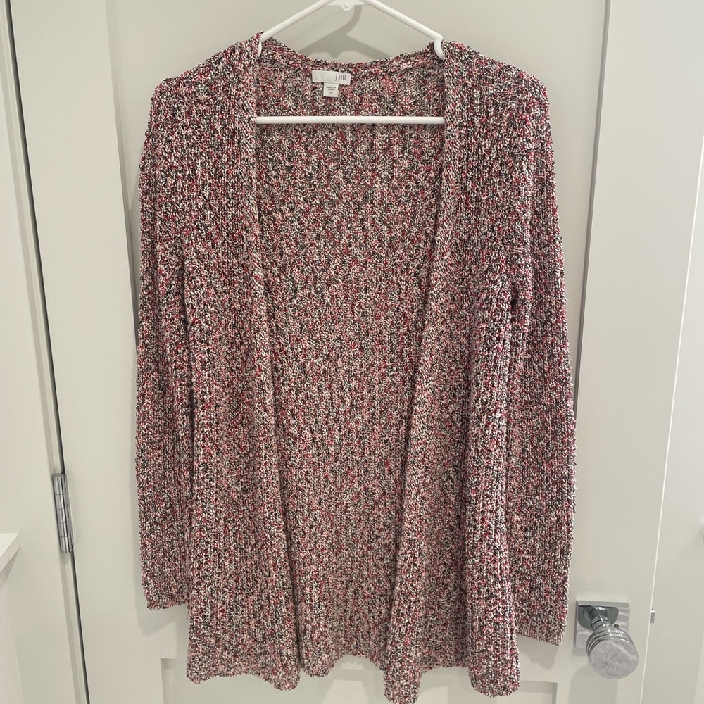 J. Jill Marled Knit Cardigan Sweater